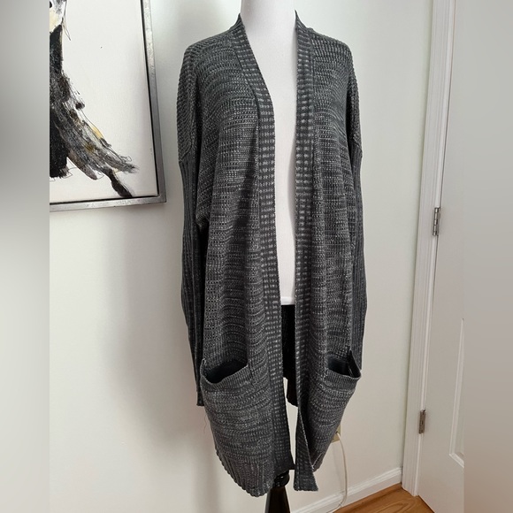 NWT Knox Rose Dark Green Marled Open Front Cardigan Size XXL - Picture 3 of 13